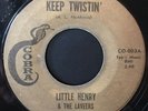 Little Henry & The Laveers -Keep Twistin- R&B Rocker Chicano Soul 45 Cobra -Hear