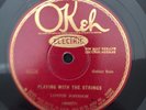Okeh 8558 Lonnie Johnson STOMP'EM ALONG SLOW 78 rpm HOT GUITAR solos E+