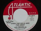 Led Zeppelin Over the Hills And Far Away Near Mint Promo 45 RPM 7-inch Record