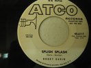 Bobby Darin  Splish Splash  white label promo 45