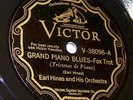 Victor V-38096 Earl Hines Orchestra-Grand Piano Blues (Chicago 1929) E+ beauty