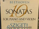 BEETHOVEN: 10 SONATAS...FOR PIANO & VIOLIN...SZIGETI...ARRAU...4 LP BOX SET