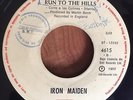IRON MAIDEN - The Number Of The Beast / Run To The Hills - RARE GUATEMALA PROMO