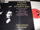 GIULINI : CONDUCTS ROSSINI OVERTURES LP 1965 COLUMBIA 33CX1919 UK