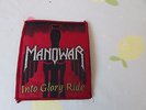 Original MANOWAR Into Glory Ride 1980's Sew on Badge / Patch