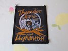 Original THIN LIzzy Thunder and Lightning Tour 1983 Sew on Badge / Patch