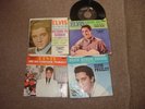 ELVIS PRESLEY (4) Picture Sleeve and Record 45's