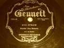 1930  Rye Straw. Bluegrass reel.  Fiddlin Doc Roberts. 78rpm.  Gennett 7221.