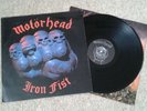 MOTORHEAD - IRON FIST - LP + LYRIC INNER - ORIGINAL 1982 BRONZE - LEMMY
