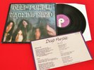DEEP PURPLE - MACHINE HEAD - 1972 UK 1st PRESS - A-1U/B-1U - LYRIC INSERT - EX