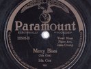 Blues 78 IDA COX Mercy Blues PARAMOUNT 12502 HEAR