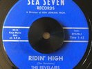 RARE SURF INSTRUMENTAL ROCKER THE REVELAIRS Ridin' High SEA SEVEN 45 mp3