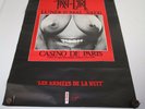 grand poster Taxi Girl concert Casino de Paris, années 80
