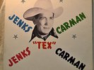 Jenks Tex Carman Rare Red Vinyl Sage LP EX+ Country Western Hillbilly Hulu