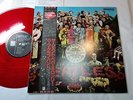 BEATLES SGT.PEPPERS JAPAN ORIGINAL 1982 UK CUTTING LIMITED MONO RED VINYL