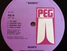Nazareth LP Same UK Peg 1st press & Inner A-2U & B-2U LOVELY VINYL
