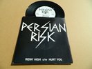 NWOBHM - PERSIAN RISK -RIDIN' HIGH b/w HURT YOU IN PIC SLEEVE - NEAT 24 -Vg++/Ex