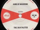 SKATALITES - GUNS OF NAVARONE 45 VINYL EX- Classic Island Ska Skinhead Rude Boy