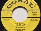 GARAGE PUNK PSYCH The Yo Yo's THE RAVEN Coral 45 rare promo copy KILLER mod
