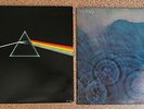 PINK FLOYD 2 LP Record Lot: Dark Side Of The Moon & Meddle