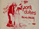 THE PORK DUKES: Tight Pussy  Making Bacon ’77 UK Rare Yellow Wax 12” WOOD PUNK