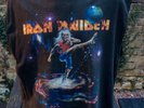 AMAZING ???? VINTAGE IRON MAIDEN CUSTOM TEE VIRTUAL XI WORLD TOUR METAL BNWOHM