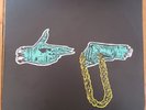 Run The Jewels 2LP 1st Pressing Green/Yellow Vinyl Fools Gold El-P Killer Mike