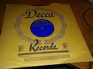 JUDY GARLAND OVER THE RAINBOW  JITTERBUG ORIGINAL BLUE LABEL DECCA 78 RPM RECORD