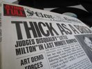 JETHRO TULL  ??THICK AS A BRICK?? IN 1A ERHALTUNG 12 PAGE GIMMICK-NEWSPAPER 1972