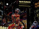 IRON MAIDEN SOMEWHERE IN TIME ORIGINAL  1986  US VINYL LP PROMO STICKER