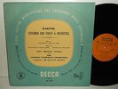 LXT 2574 Bartok Violin Concerto Max Rostal LSO Sir Malcolm Sargent O/G