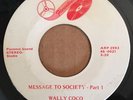FUNK SOUL 45 Wally Coco MESSAGE TO SOCIETY Florentine RARE