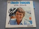 RARE claude françois 437.267BE. j'attendrai .signé .avec sa languette