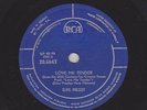 Elvis Presley-Love me tender/Any way you want me  (78 RPM record-Made in Belgium