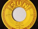JOHNNY CASH Get Rhythm/ I Walk The Line 1956 SUN 241 HEAR 45
