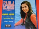 45t SP  EUROVISION 1969 SUISSE  / PAOLA Del Medico / Bonjour Bonjour