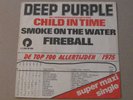 DEEP PURPLE child in time 1975 PURPLE 006-96888 BELGIUM 7