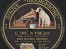 78T (4x) - Le Sacre du Printemps - STRAVINSKY - MONTEUX - GRAMOPHONE - EXCELLENT