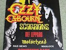 MONSTERS OF ROCK Ozzy Osbourne   Scorpions   Motorhead 1986 Tour Programme