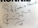Ronnie Wood : RONNIE Book HAND-SIGNED AUTHENTIC AUTOGRAPH Rolling Stones 1st