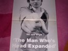 FALL POSTER   THE MAN WHO'S HEAD EXPANDED. Orig 1983 UK promo. Punk.