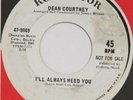 DEAN COURTNEY I’ll Always Need You RCA 45 northern soul original 1966
