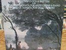 ROSTROPOVICH BRITTEN SONATA SCHUBERT BRIDGE LP LONDON FFRR CS 6649 SILVER NARROW
