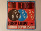 Jimi Hendrix Foxy Lady / Manic Depression Polydor 59159 - 1967 -  RAR