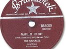 Rare BUDDY HOLLY & The Crickets Rock'n Roll 78 RPM Record. That'll Be the Day
