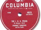 Rare FRANKIE YANKOVIC Polka 78 RPM Record. The I.O.U Polka