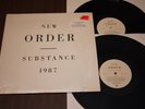 New Order 2 LP Substance 1987 Joy Division EX+ in shrink sticker Qwest