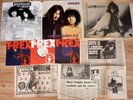 UNIQUE PACKAGE TYRANNOSAURUS REX – UNICORN lp & SINGLES & PRESS CUTTINGS ADVERTS