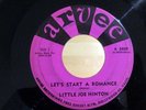 RARE Northern Soul LITTLE JOE HINTON Let's Start A Romance ARVEE 5029