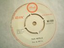 UK ISLAND 050-ROY AND MILLIE-THIS WORLD/NEVER SAY GOODBYE-VG+